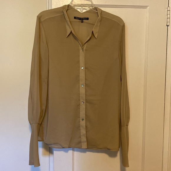 🎀 5/$20 🎀 Theyskens’ Theory Button Front Long Cuff Top - Picture 1 of 16